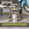 HOMCOM Motorrad Ständer, universal Motorrad Halterung bis 500 kg Grau