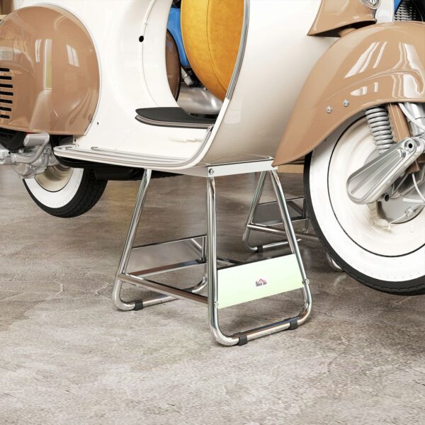 HOMCOM Motorrad Ständer, universal Motorrad Halterung bis 500 kg Grau