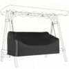 Outsunny Gartenschaukel-Abdeckung schwarz Polyester B/H/L: ca. 76x81x185 cm Outsunny Gartenschaukel-Abdeckung schwarz Polyester B/H/L: ca. 76x81x185 cm