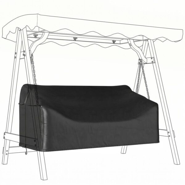 Outsunny Gartenschaukel-Abdeckung schwarz Polyester B/H/L: ca. 76x81x185 cm Outsunny Gartenschaukel-Abdeckung schwarz Polyester B/H/L: ca. 76x81x185 cm