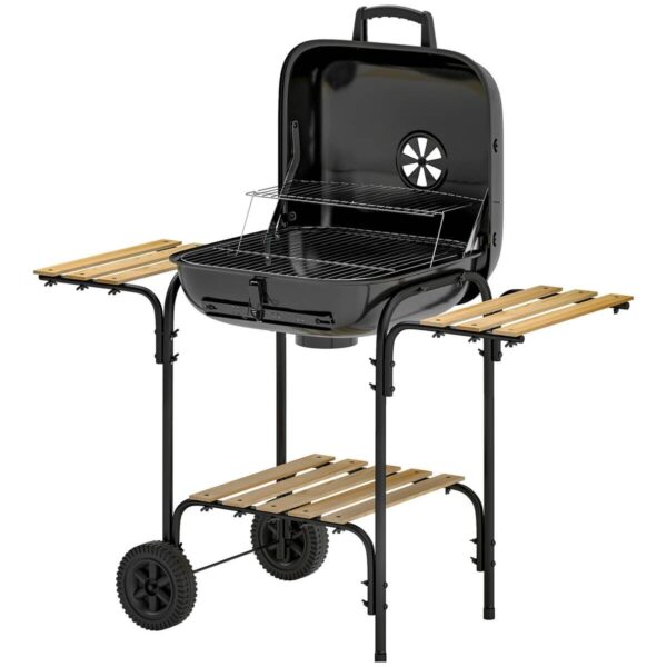 Outsunny Grill Stahl B/H/L: ca. 54x91x98 cm