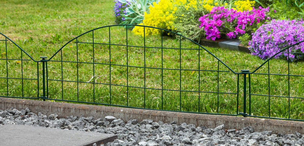 POWERTEC GARDEN Zaun 5er Set, ca. 773 x 265 mm – Grün