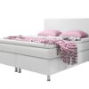 4260263718005-1 IHG Boxspringbett Madrid 180x200 cm Kunstleder Weiß