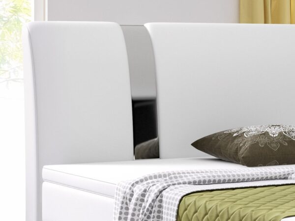 4260263718173-2 IHG Boxspringbett Riva 180x200 cm Kunstleder Weiß
