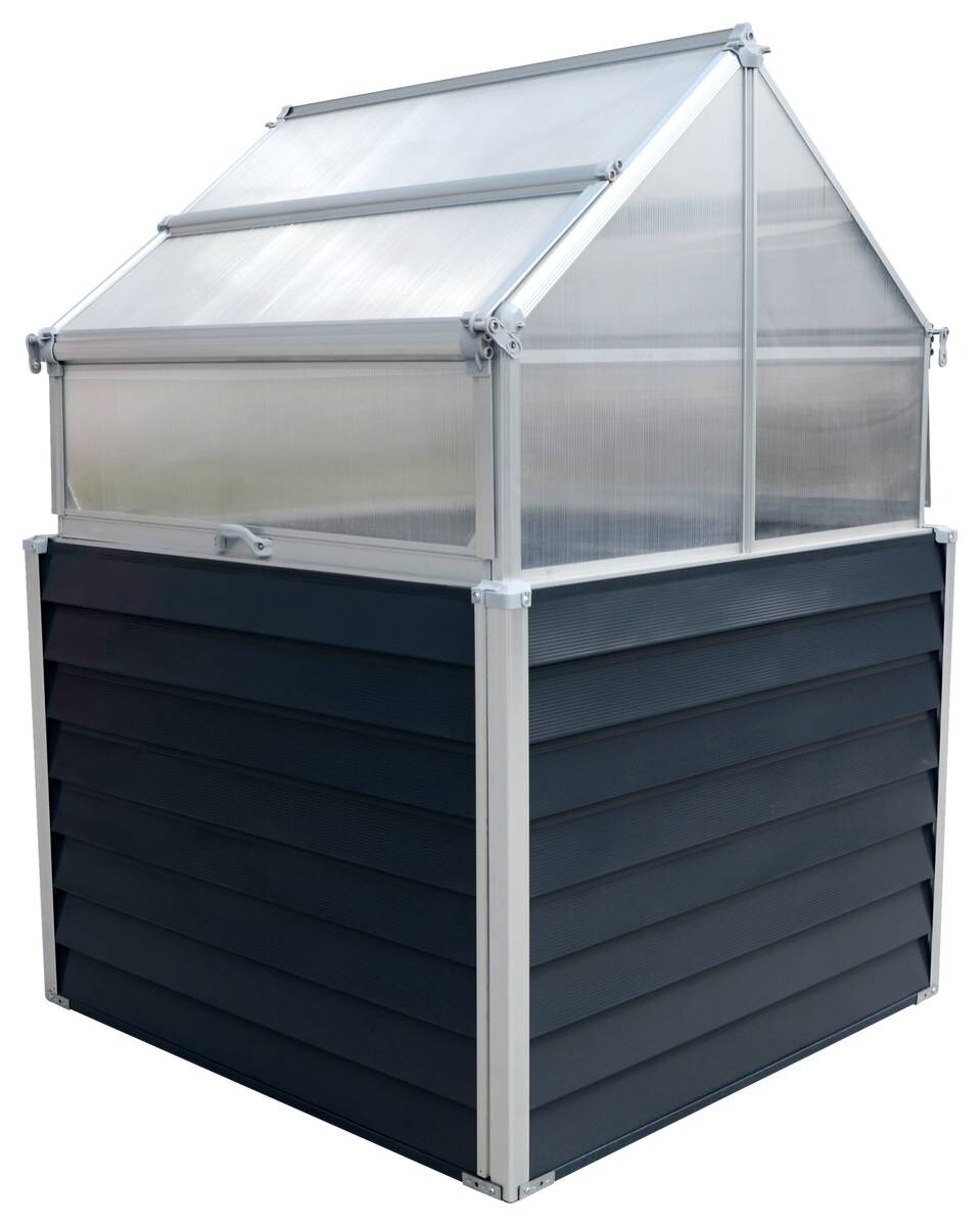 Westmann Hochbeet Store & Grow anthrazit Metall B/H/L: ca. 120x169x120 cm