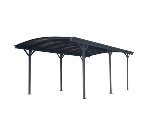 50NRTH Westmann Carport Rundbogen 15 m² anthrazit