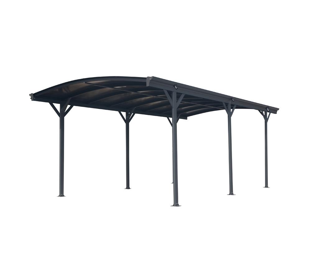 50NRTH Westmann Carport Rundbogen 15 m² anthrazit