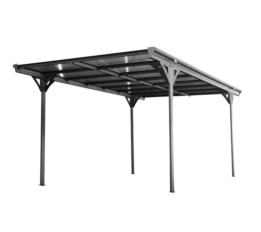 50NRTH Westmann Carport Flachdach 15 m² anthrazit