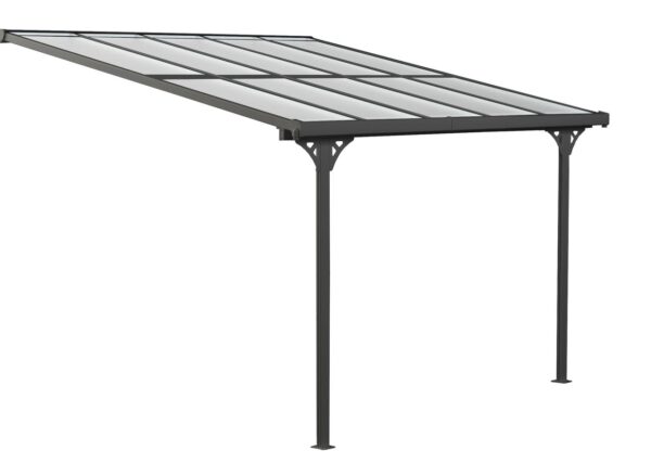 50NRTH Westmann Aluminium Terrassendach Bruce schwarz 313x300 cm