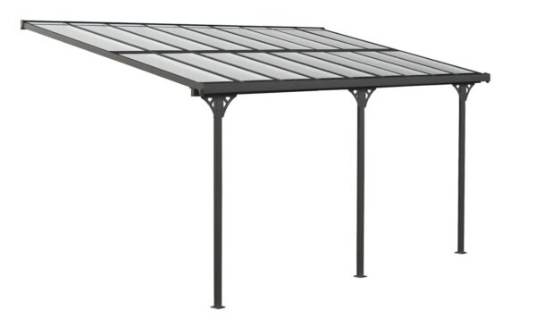 4260280774060-1 50NRTH Westmann Aluminium Terrassendach Bruce schwarz 566x300 cm