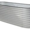 Westmann Hochbeet Oval silber Metall B/H/L: ca. 80x82x240 cm Westmann Hochbeet Oval silber Metall B/H/L: ca. 80x82x240 cm