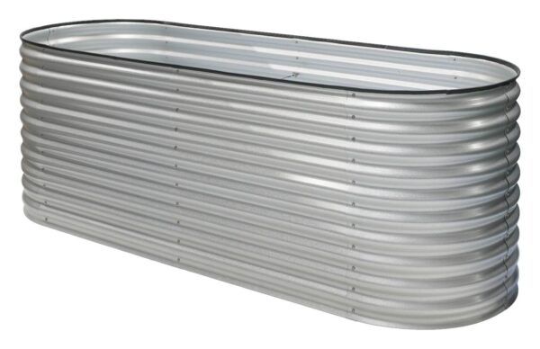 Westmann Hochbeet Oval silber Metall B/H/L: ca. 80x82x240 cm Westmann Hochbeet Oval silber Metall B/H/L: ca. 80x82x240 cm