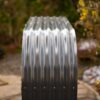 4260280775678-3 50NRTH Westmann Stahl Kaminholzregal, anthrazit, 46x212x111 cm