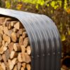 4260280775678-4 50NRTH Westmann Stahl Kaminholzregal, anthrazit, 46x212x111 cm