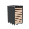 Westmann Mülltonnenbox Lacina braun B/H/L: ca. 68x116x80 cm