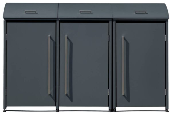 Westmann Mülltonnenbox Moderna anthrazit B/H/L: ca. 211x135x83 cm