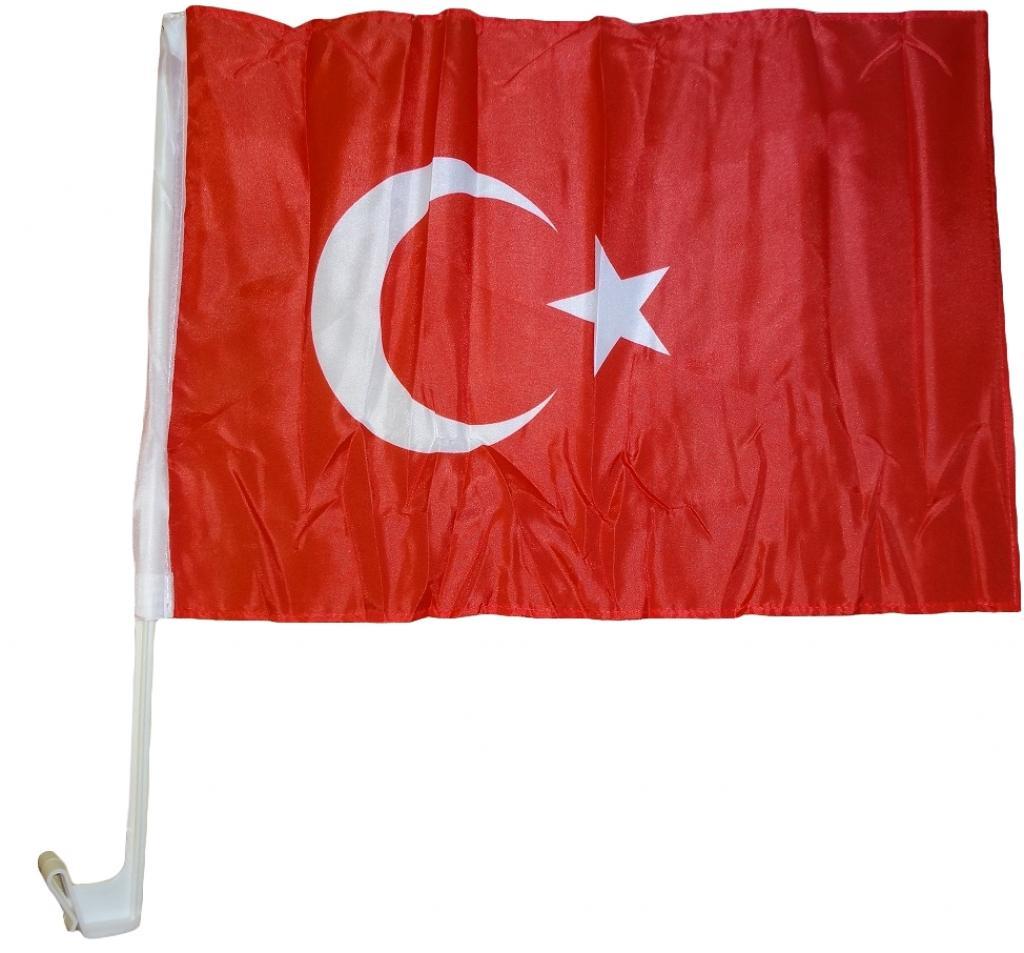 Trends4cents Autoflagge Türkei 30 x 40 cm