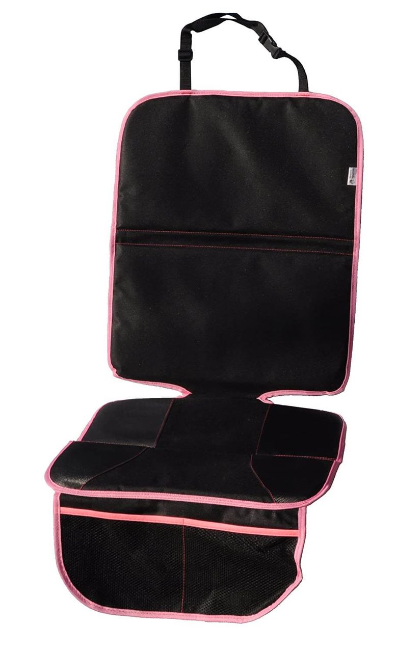 Trends4cents Wumbi Sitzschutz Pink Sitzbezug Kindersitzunterlage Wasserabweisend Sitzschoner Isofix Rutschfest