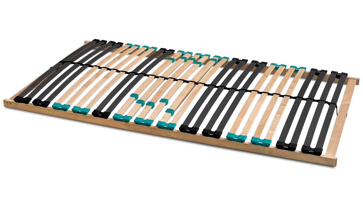 Coemo 7 – Zonen Lattenrost DRÖMSON 28 Federleisten verstellbar 80 x 200 cm