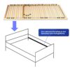 Coemo BASIC Lattenrost 120 x 190 cm starr – nicht verstellbar KURZ