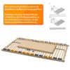 4260360017438-6 Coemo Lattenrost MULTIRA 26 Federleisten starr 80 x 190 cm