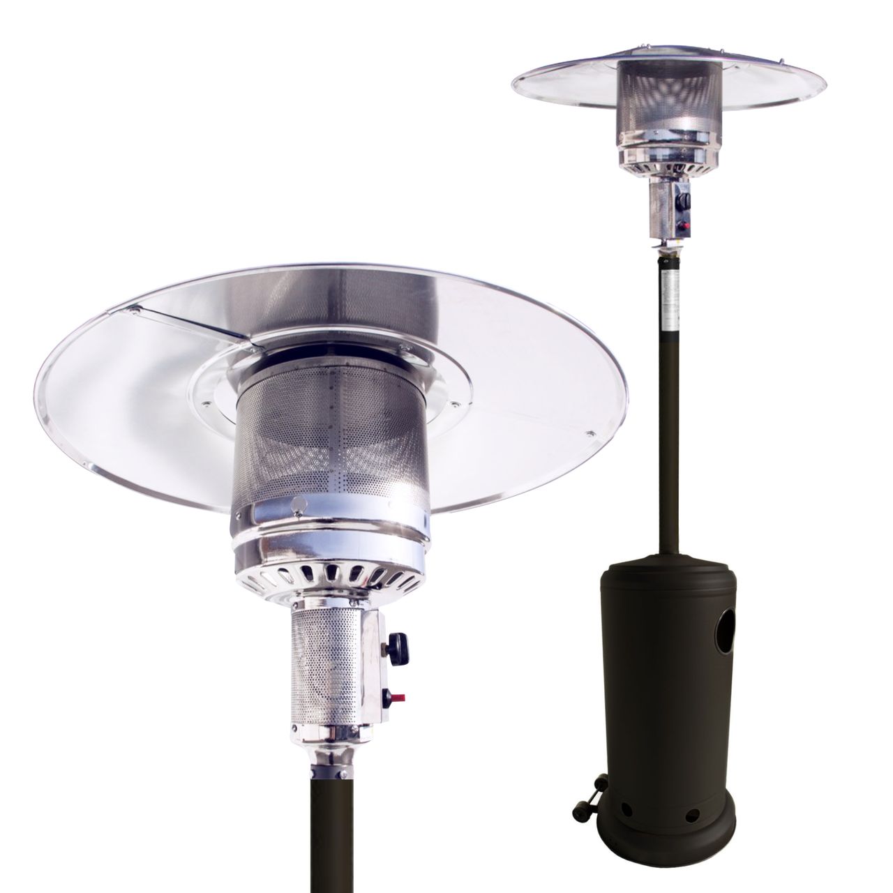 Lemodo Heizpilz Classico schwarz 14 kW Gasheizstrahler für Terrasse, garten oder Outdoor – Feiern