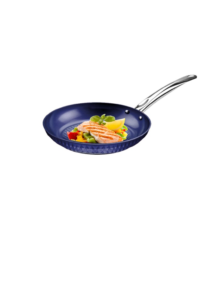 Ceraflon Prestige Diamant Antihaft XXL Aluguss – Pfanne, ca. Ø 28 cm – Blau