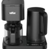 WKM 2 in 1 Kaffeemaschine und Wasserkocher KWK-1600 schwarz Kunststoff Glas