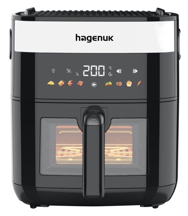 Hagenuk 2 in 1 Heißluftfritteuse & Grill 8001223