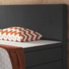 IHG Boxspringbett Berlin 180x200 cm Webstoff Anthrazit