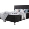 IHG Boxspringbett Jump 180x200 Webstoff Schwarz Typ 2