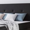 IHG Boxspringbett Jump 180x200 Webstoff Schwarz Typ 2