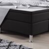 IHG Boxspringbett Jump 180x200 Webstoff Schwarz Typ 2