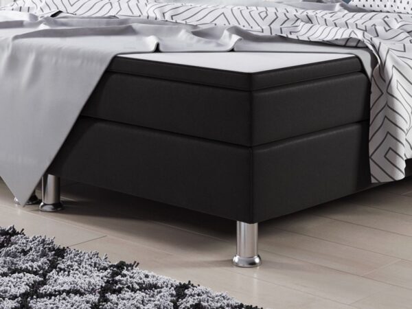 IHG Boxspringbett Jump 180x200 Webstoff Schwarz Typ 2