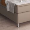 IHG Boxspringbett Oslo 180x200 cm Kunstleder Muddy