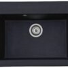 Respekta Einbauspüle Ohio 66 x 50 S schwarz Mineralite B/H/T: ca. 66x21x50 cm Respekta Einbauspüle Ohio 66 x 50 S schwarz Mineralite B/H/T: ca. 66x21x50 cm
