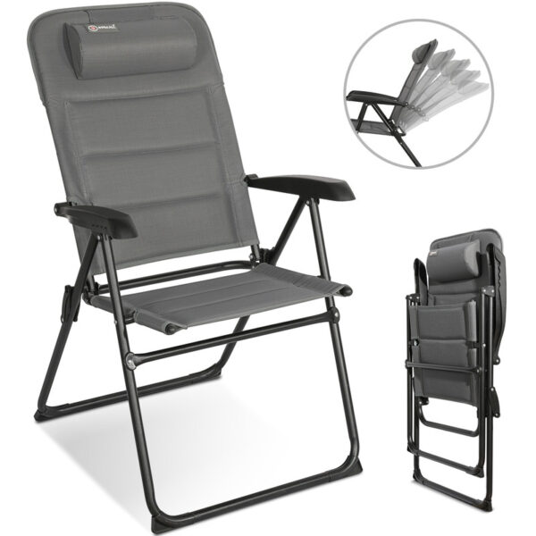 Homecall Campingstuhl Gartenstuhl Klappbar, Mit Quick – Dry – Schaum, 5 fach verstellbar, bis 150kg