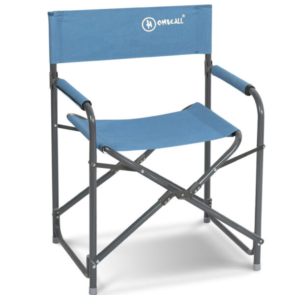 Homecall Regiestuhl Ultraleicht Klappstühle, klappbare Rückenlehne, bis 120kg, Aluminiumrahmen