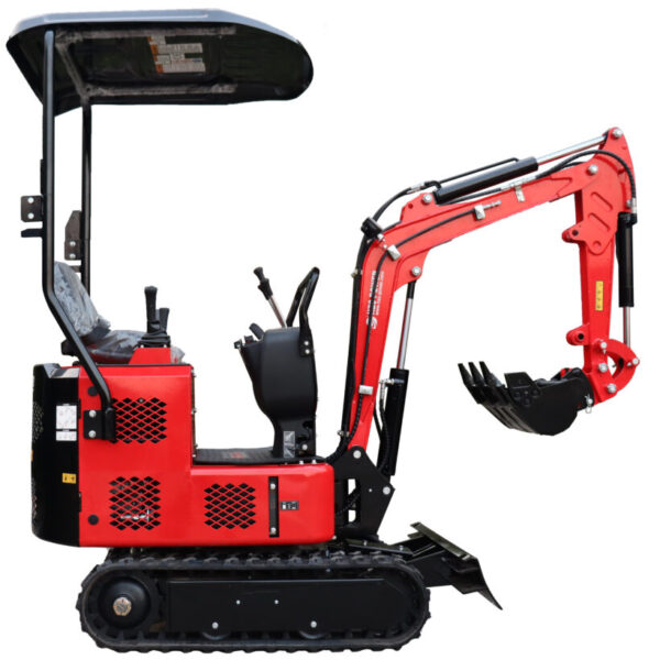 HZC power Minibagger HZC Power BKB992K, Benzin, 940 Kg, neues Design und seitliche Joystick – Steuerung