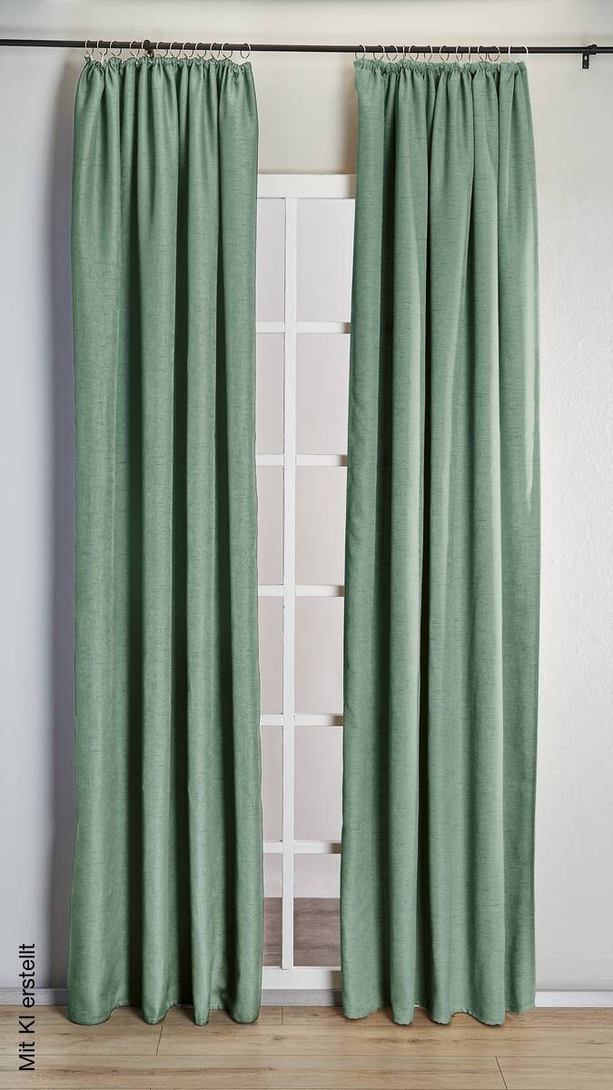 silver edition Verdunklungsvorhang Henry salbei B/L: ca. 135x245 cm