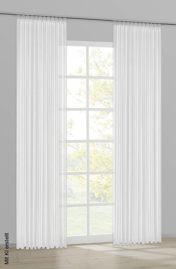 silver edition Fertigstore Carmen weiß B/L: ca. 450x245 cm