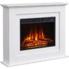 Balderia Elektrischer-Kamin EF447A-MT447A-W weiß B/H/T: ca. 100x82x25 cm