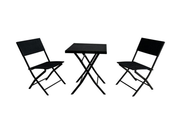 4262386282029-1 Happy Home 3 tlg. Bistro Set – schwarz