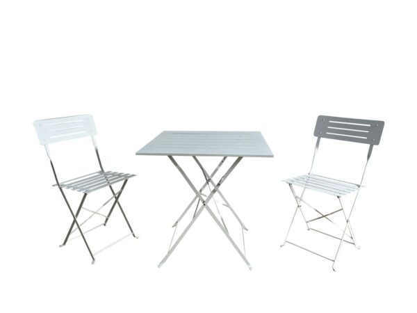 Happy Home 3tlg. Bistro Set HGE49 – WEI weiß