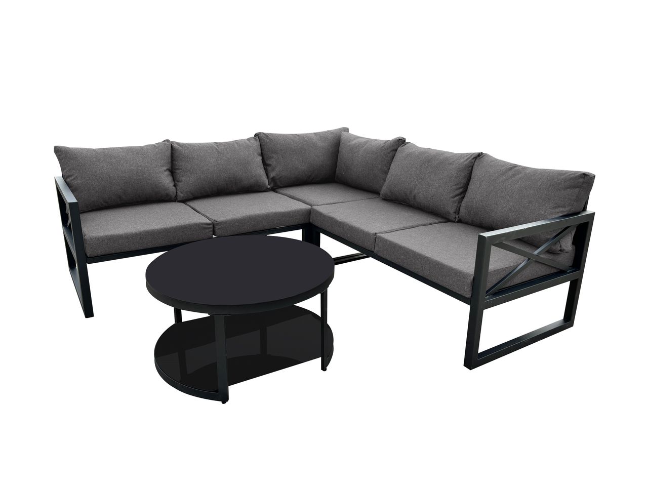 Happy Home Ecklounge Set HGS63 – DGR dunkelgrau
