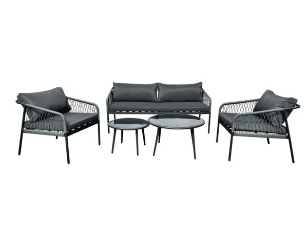 4262386282890-1 Happy Home 5tlg. Loungeset HGS67 – DGR dunkelgrau