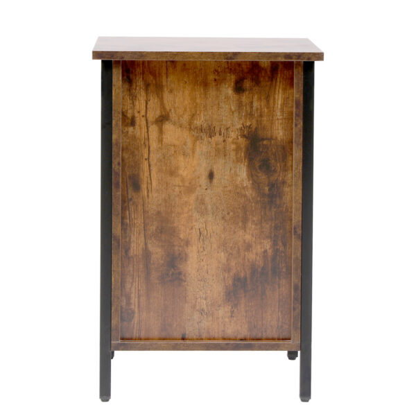 Happy Home Nachttisch mit 3 Schubladen, ca. 40 x 40 x 61 cm – Braun