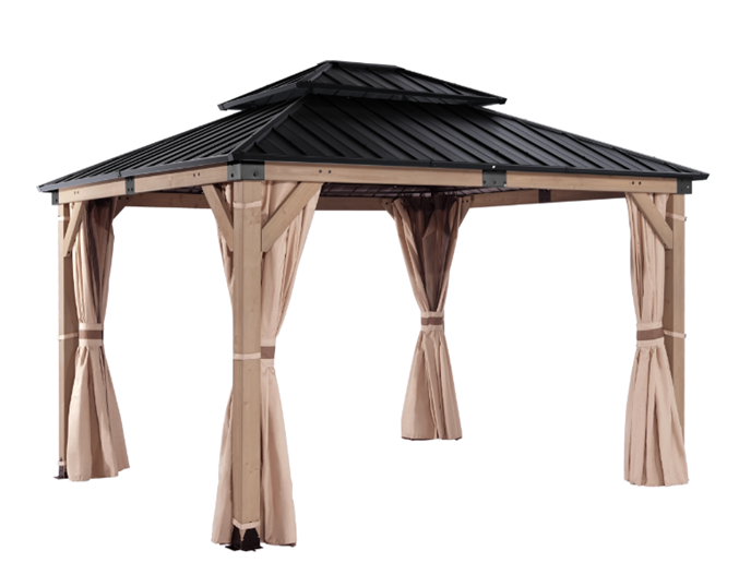 Never Indoor Pavillon Limassol ca. 298 x 298 x 275 – Anthrazit