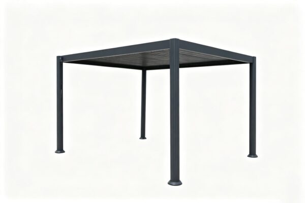 Never Indoor Aluminium-Pergola mit verstellbaren Lamellen ca. 300 × 360 × 230 cm – Anthrazit