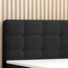Möbel Punkt Boxspringbett PRAG Chesterfield mit Bettkasten, ca.180 x 200 cm – Schwarz